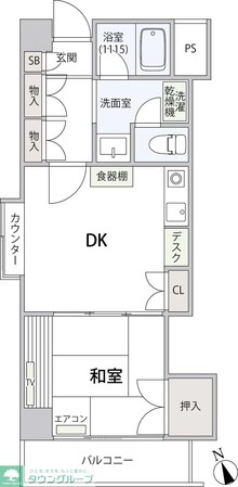 コンフォート文京小石川の物件間取画像